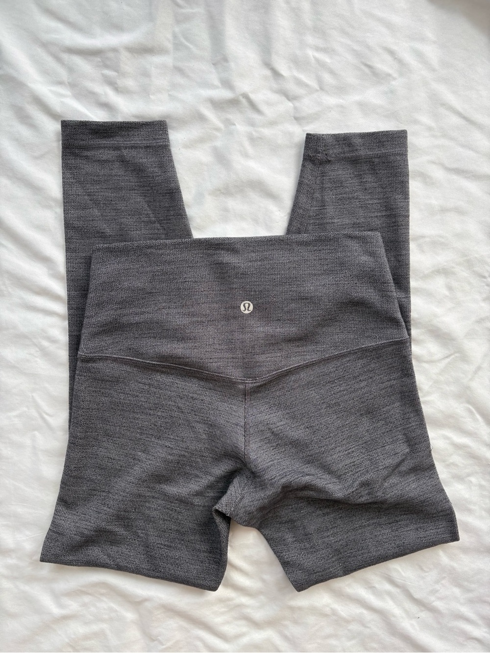 Lululemon Gray High Rise Leggings Size 6 25” Inseam